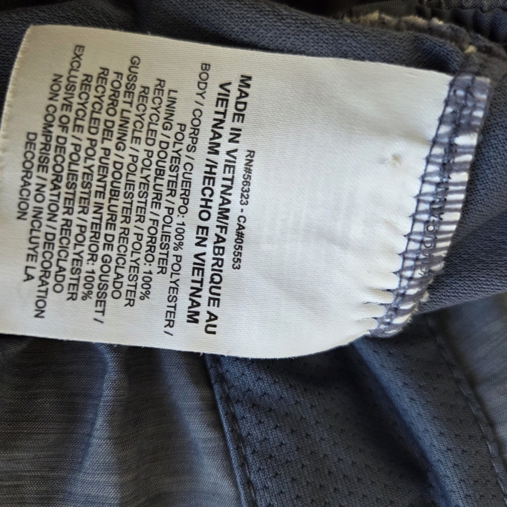Nike Tempo Blue Running Shorts Women's Athletic Linen Dri Fit Tie West Size M - Picture 13 of 13
